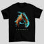 Camiseta Básica Unissex Aquaman Logo Água