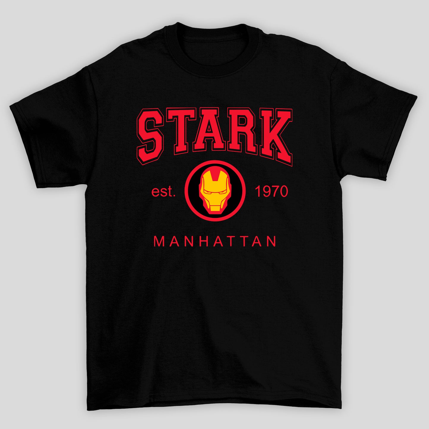 Camiseta Básica Unissex Homem de Ferro Stark Manhattan