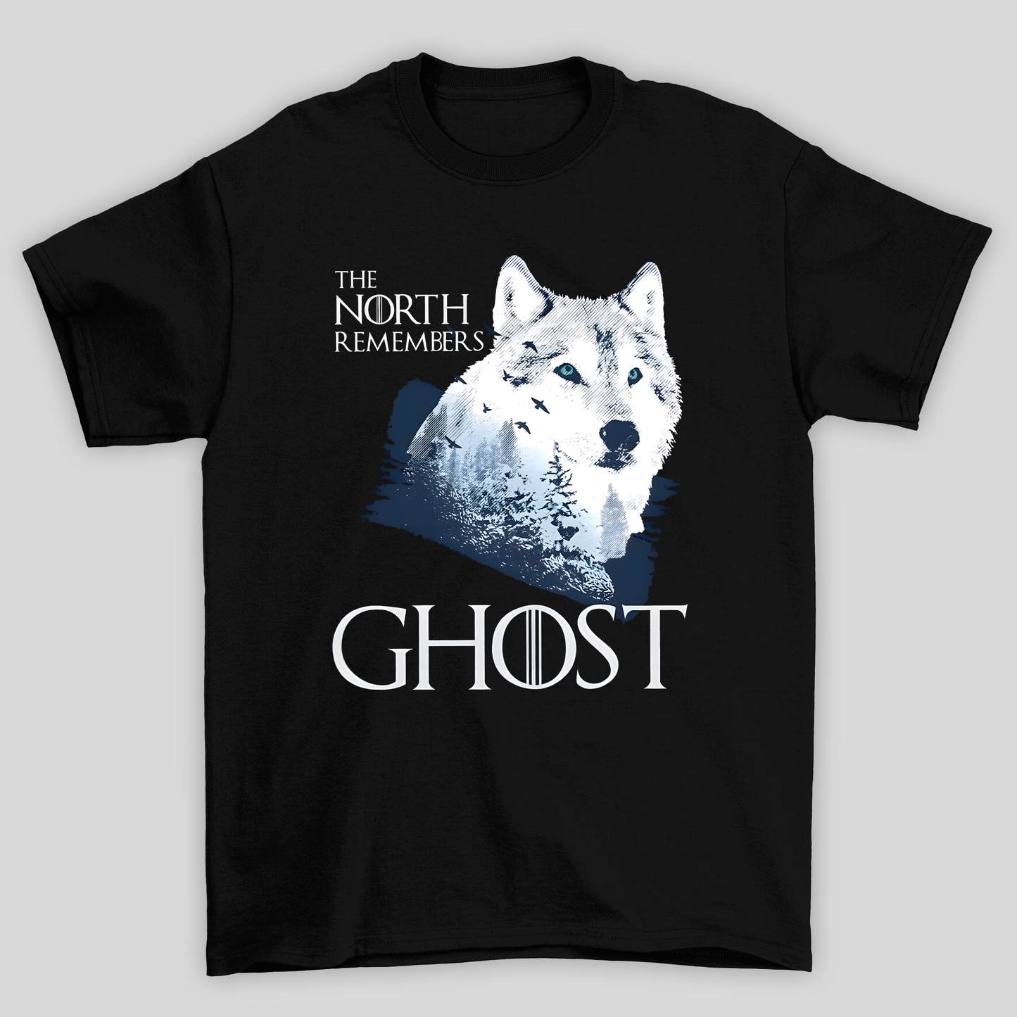 Camiseta Básica Unissex The North Remembers Game Of Thrones