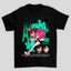 Camiseta Básica Unissex Dandadan Momo Ayase Maos