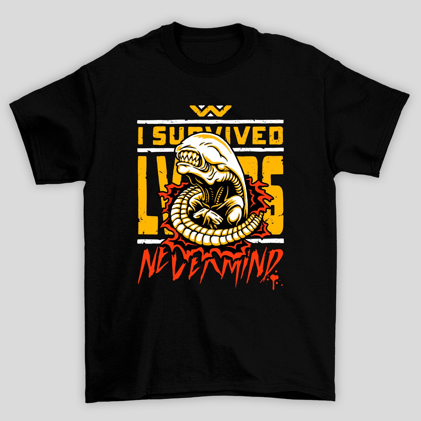 Camiseta Básica Unissex Aline I Survived LV-426