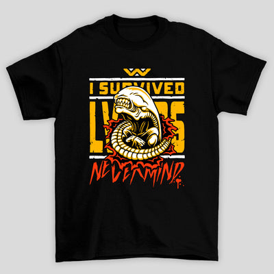 Camiseta Básica Unissex Aline I Survived LV-426