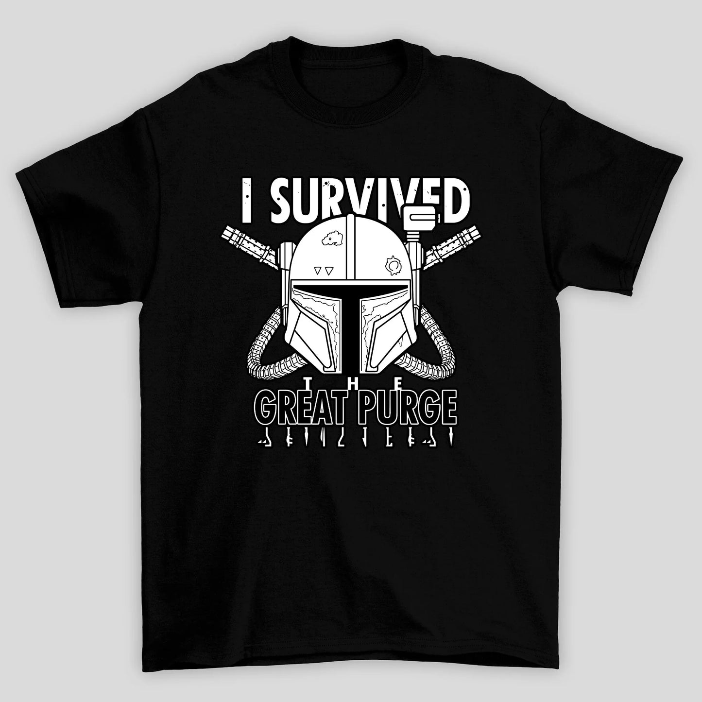 Camiseta Básica Unissex I Survived The Great Purge Mandalorian
