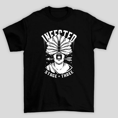 Camiseta Básica Unissex The Last Of Us Infect Stage Three