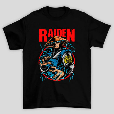 Camiseta Básica Unissex Mortal Kombat Raiden
