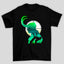 Camiseta Básica Unissex Silhueta Verde Loki