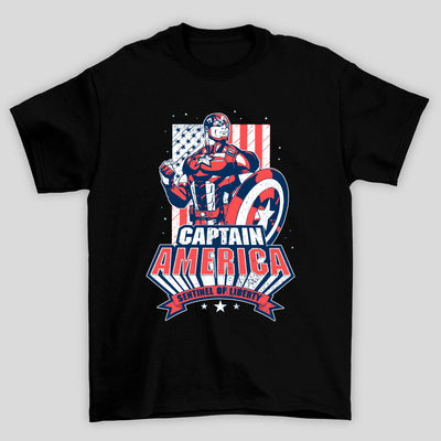 Camiseta Básica Unissex Sentinel Of Liberty Capitao America