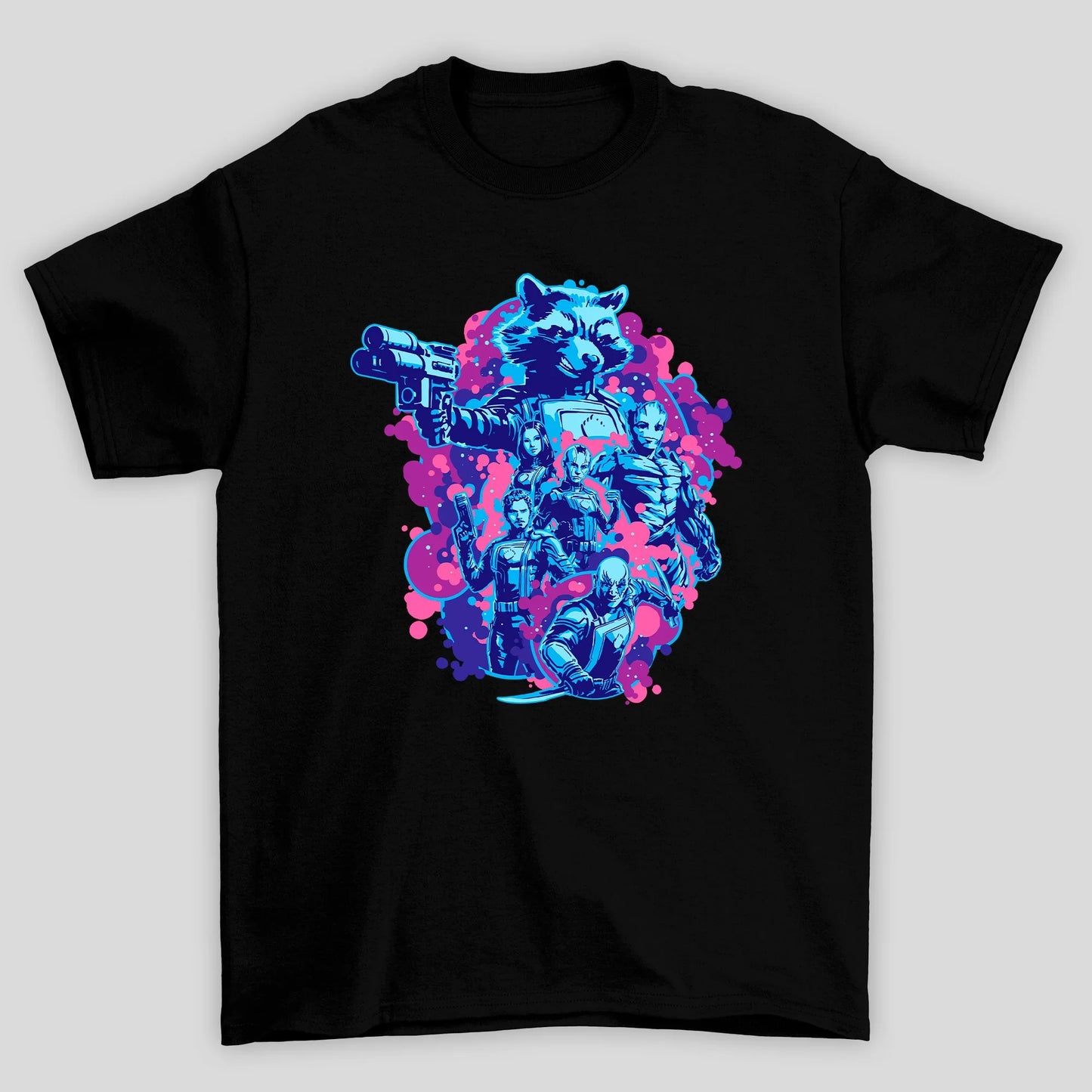 Camiseta Básica Unissex Poster VOL3  Guardioes Da Galaxia