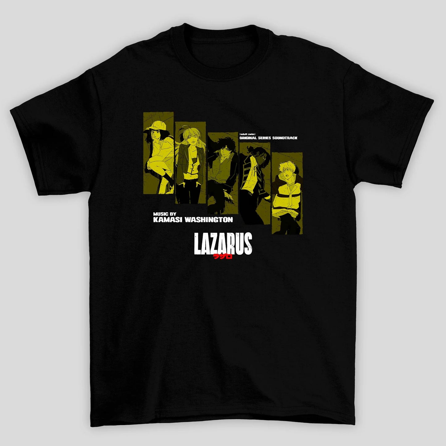 Camiseta Básica Unissex Personagens Amarelo Lazarus