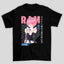 Camiseta Básica Unissex Ram Oculos Kanji Otaku Re Zero