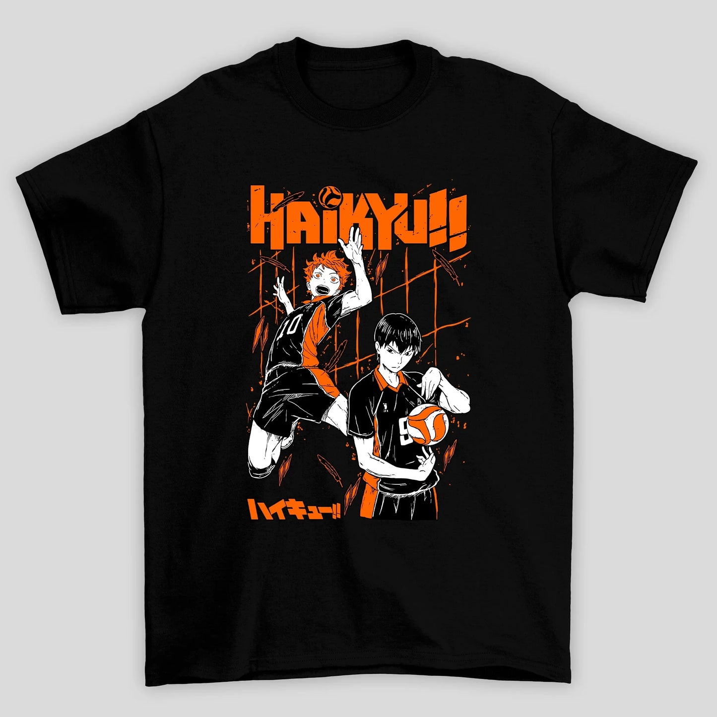 Camiseta Básica Unissex Kageyama Hinata Haikyuu