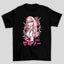 Camiseta Básica Unissex Zero Two Kanji Flores Darling In The Franxx