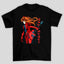 Camiseta Básica Unissex Asuka Guitarra Kanji Evangelion