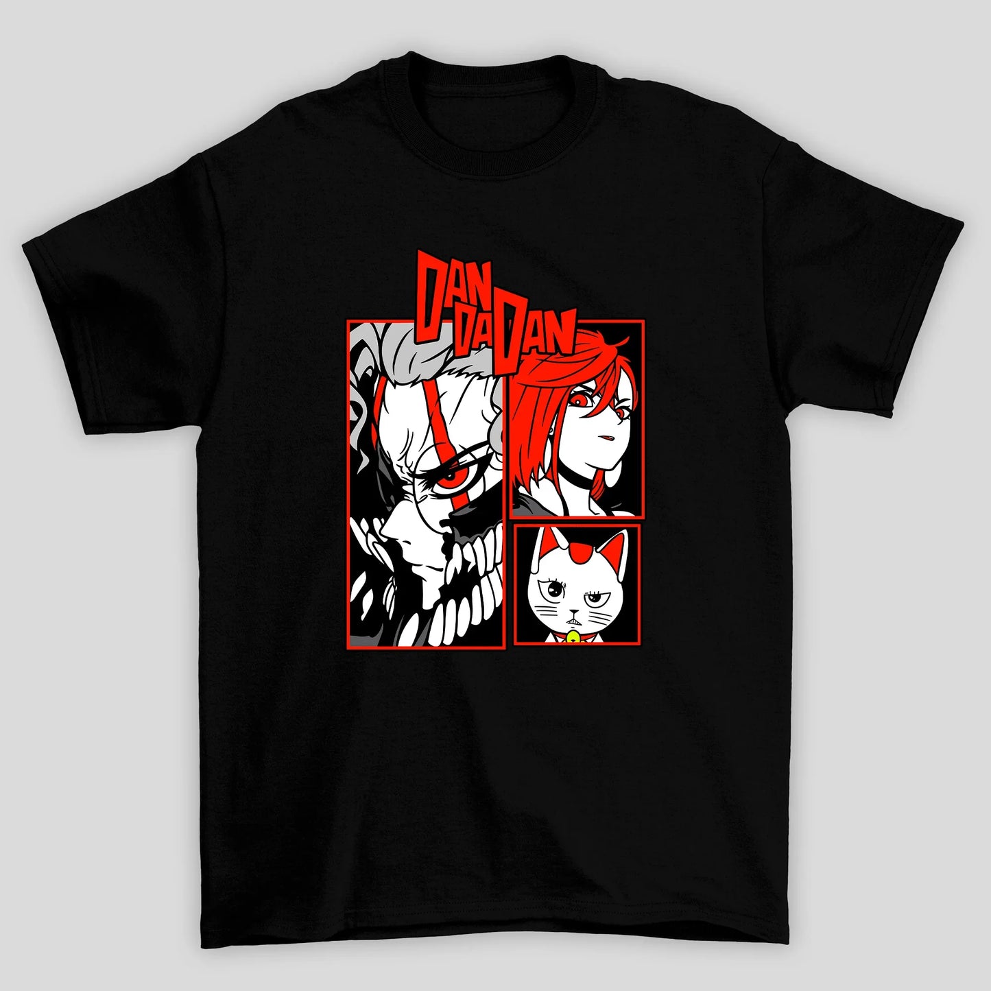 Camiseta Básica Unissex Momo Okarun Velha Turbo Dandadan