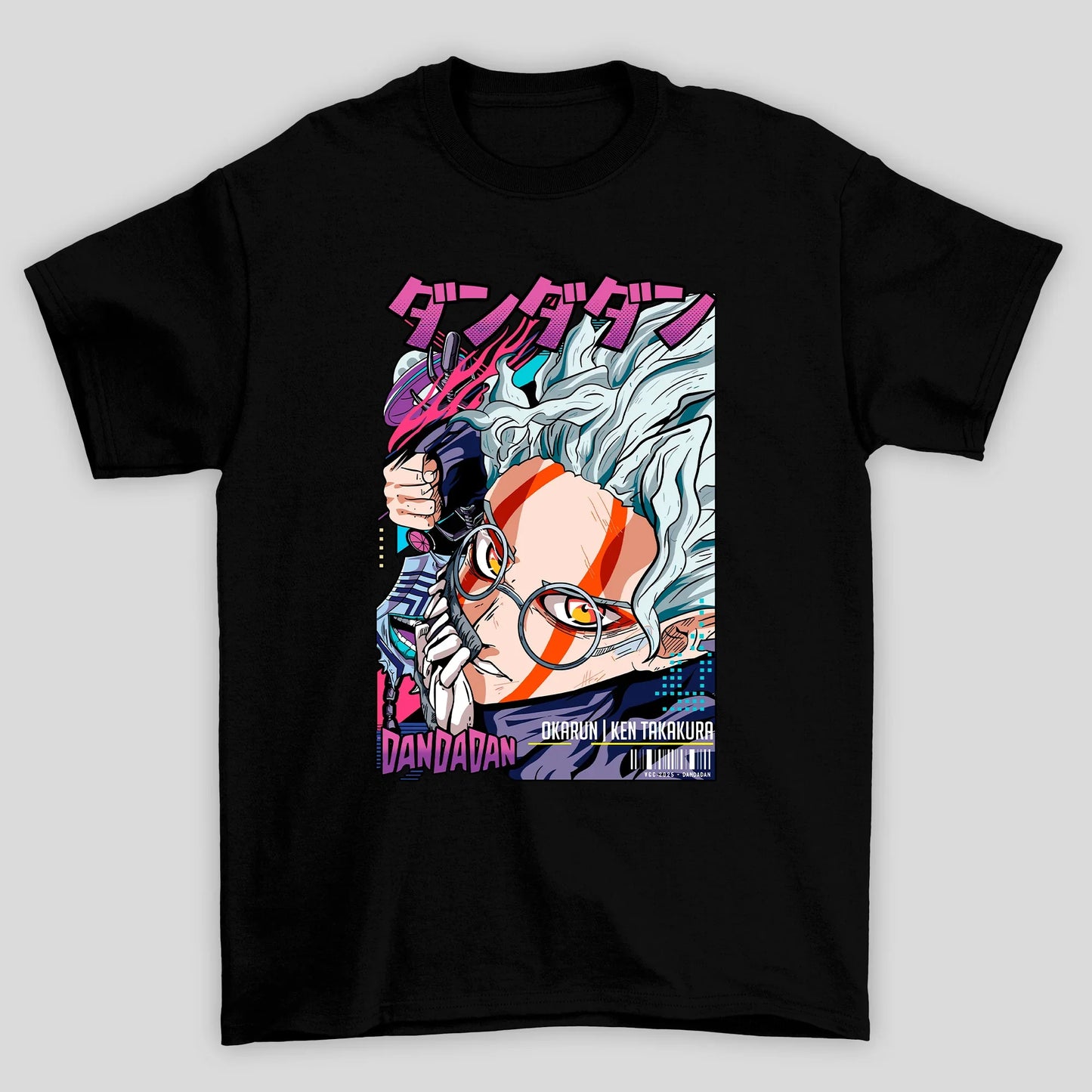 Camiseta Básica Unissex Okarun Revista Dandadan