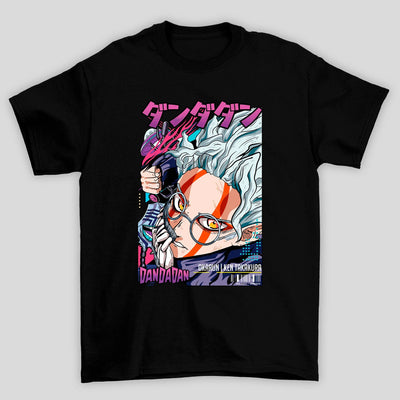 Camiseta Básica Unissex Okarun Revista Dandadan