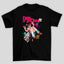Camiseta Básica Unissex Okarun e Momo Ayase Tinta Dandadan