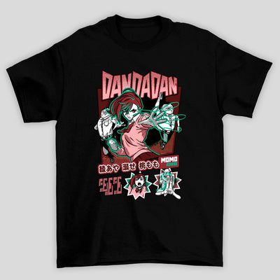 Camiseta Básica Unissex Momo Ayase Aliens Dandadan