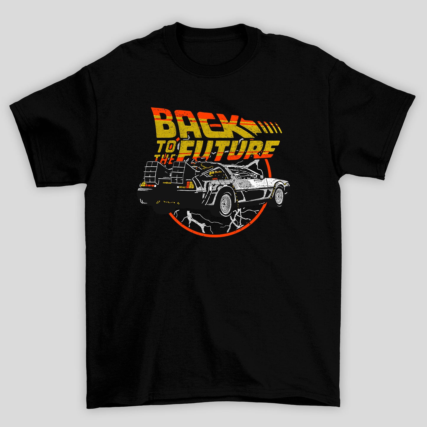 Camiseta Básica Unissex Delorean Traseira Back To Future