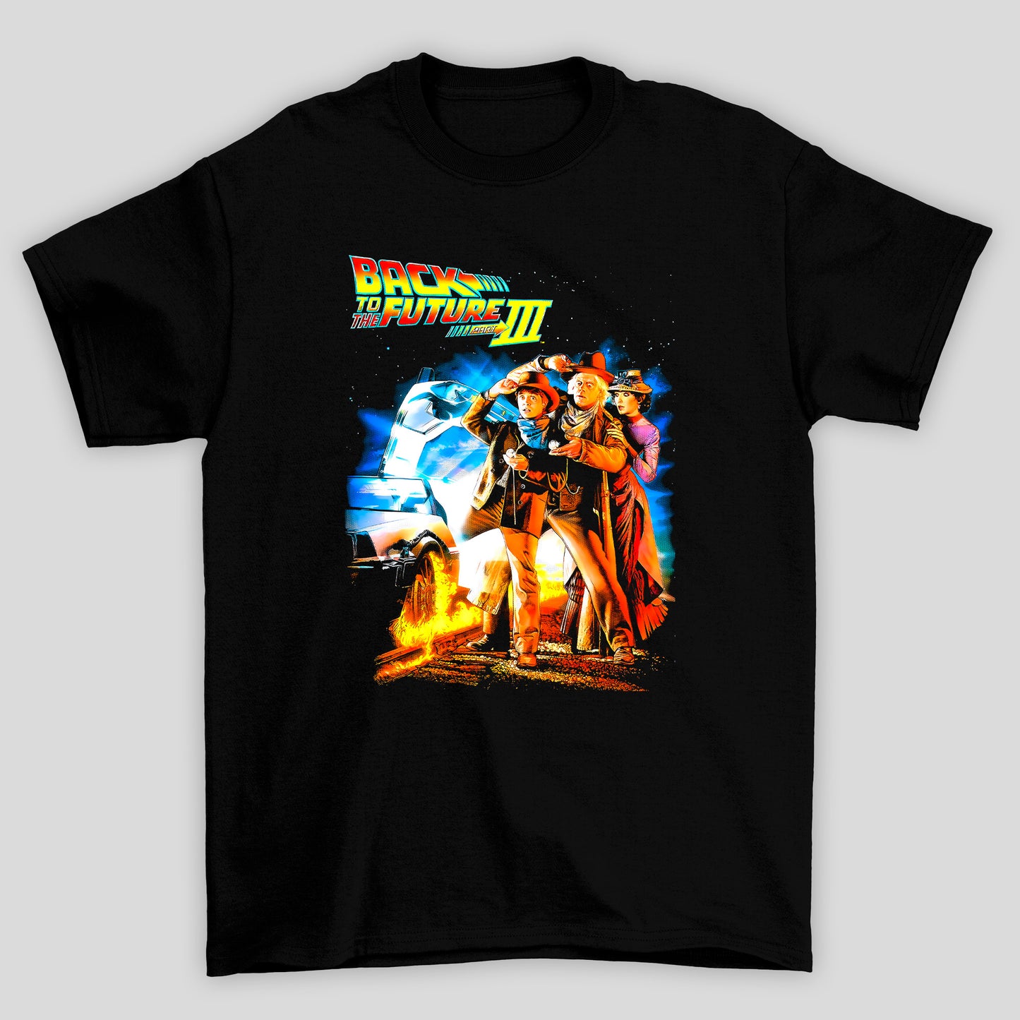 Camiseta Básica Unissex Personagens 3 Back To Future
