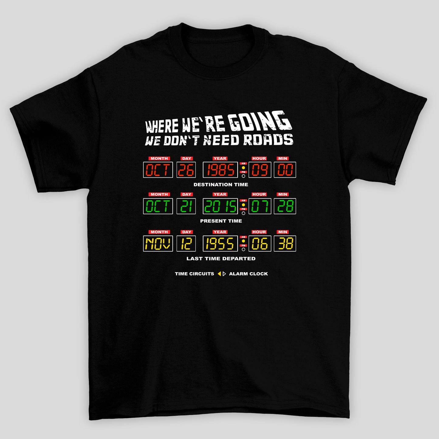 Camiseta Básica Unissex Timer Back To Future