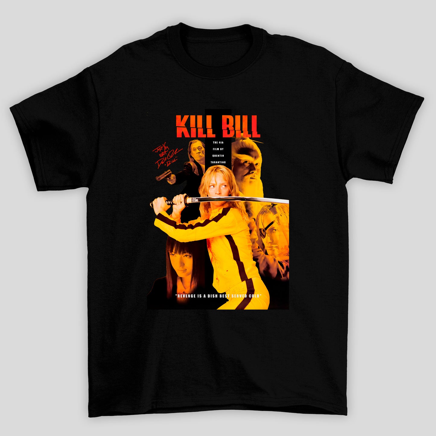 Camiseta Básica Unissex Kill Bill Poster The 4Th