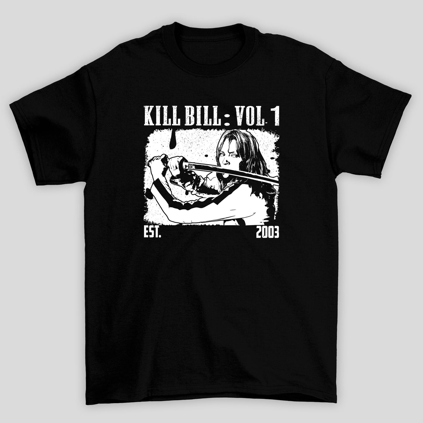 Camiseta Básica Unissex Kill Bill Est 2003 Pintura