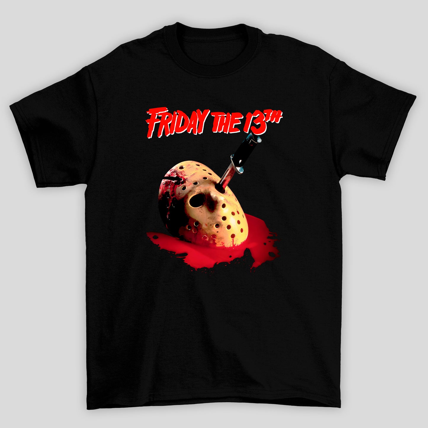 Camiseta Básica Unissex Mascara Faca Olho Sexta Feira 13