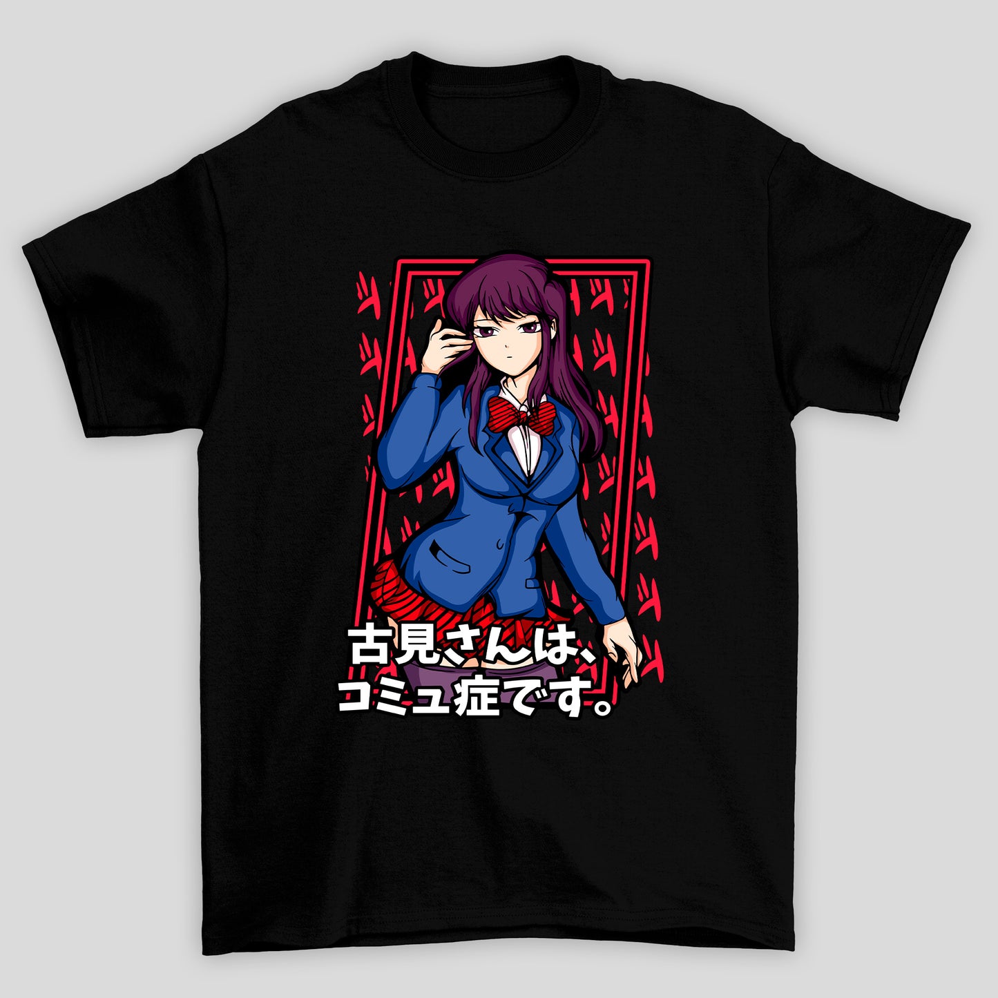 Camiseta Básica Unissex Komi Kanji Komi Cants Communicate