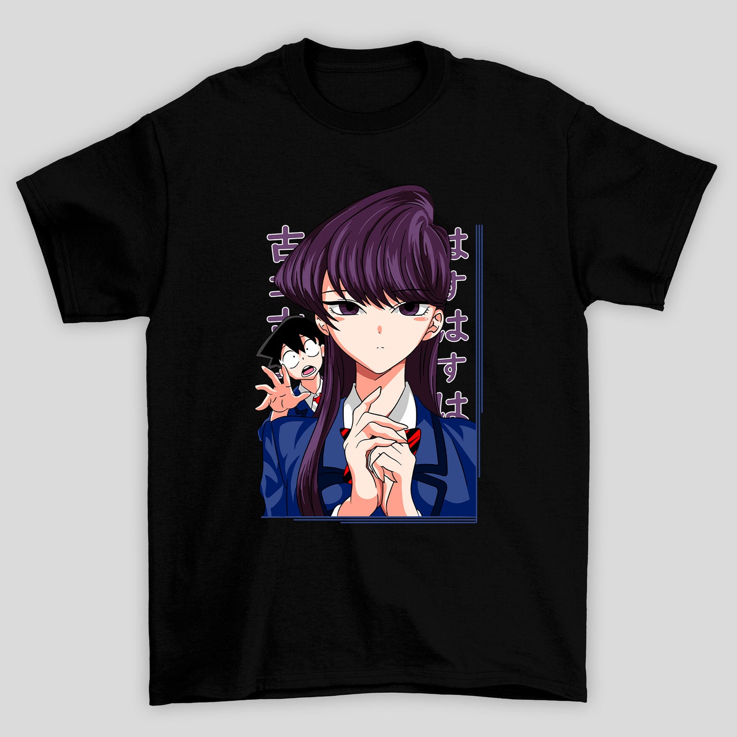 Camiseta Básica Unissex Komi Kanji Tadano Komi Cants Communicate
