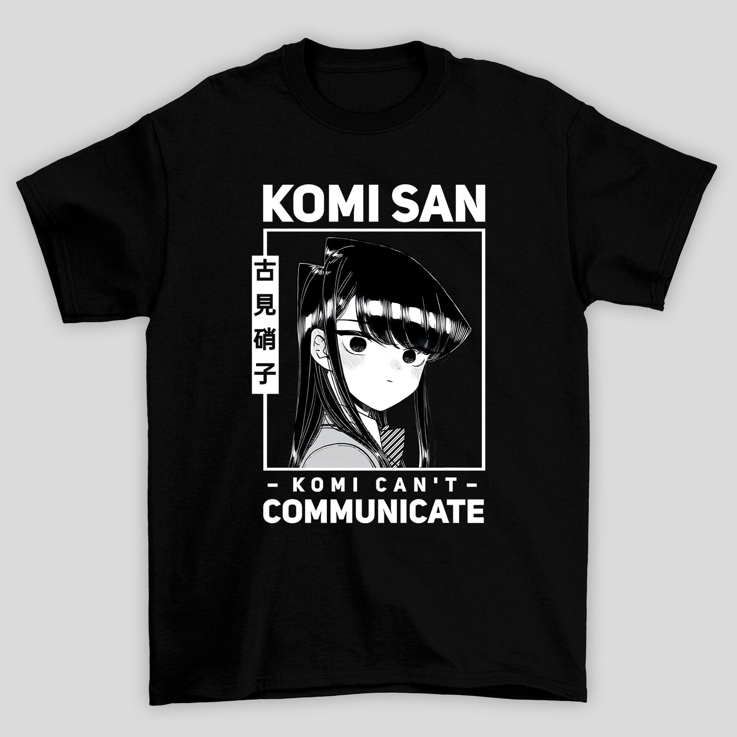 Camiseta Básica Unissex Komi San Kanji Komi Cants Communicate