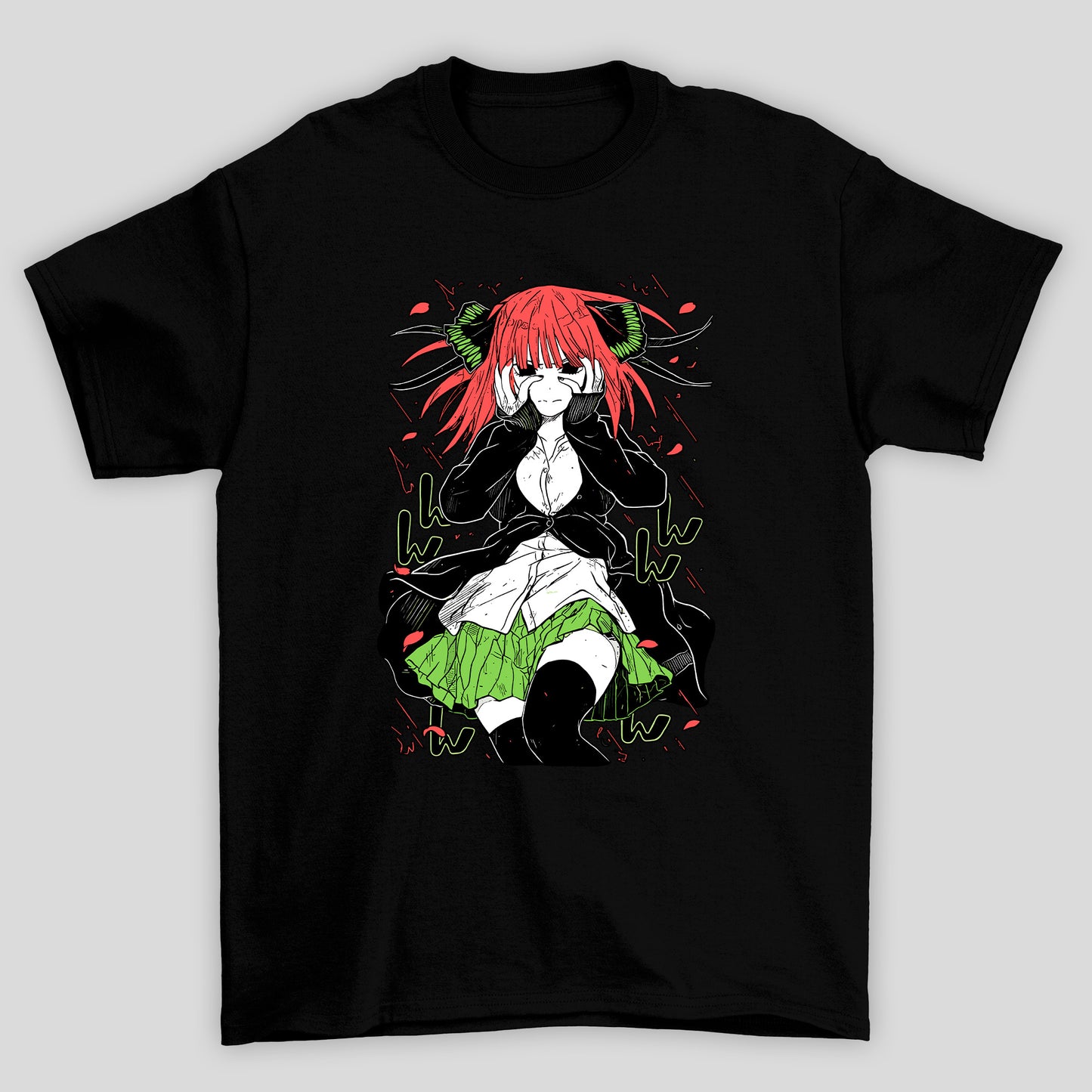 Camiseta Básica Unissex The Quintessential Quintuplets Nino Uniforme