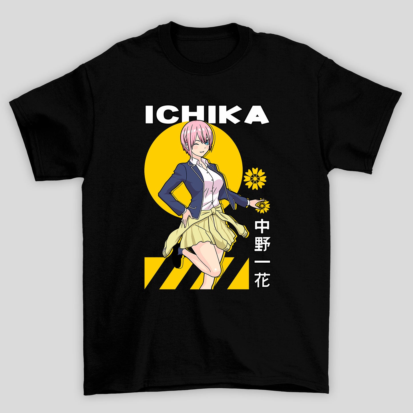 Camiseta Básica Unissex Ichika Uniforme The Quintessential Quintuplets