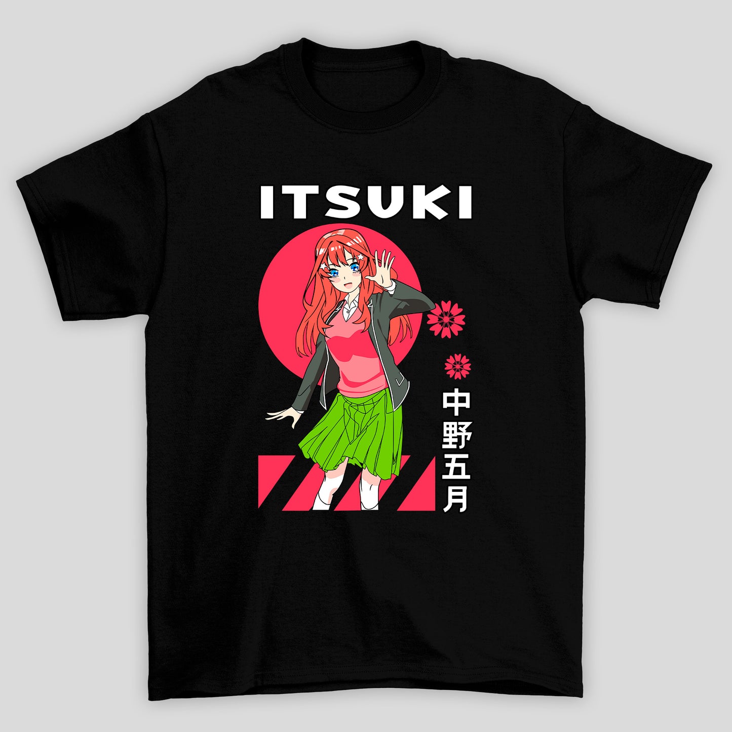 Camiseta Básica Unissex The Quintessential Quintuplets Itsuki Uniforme