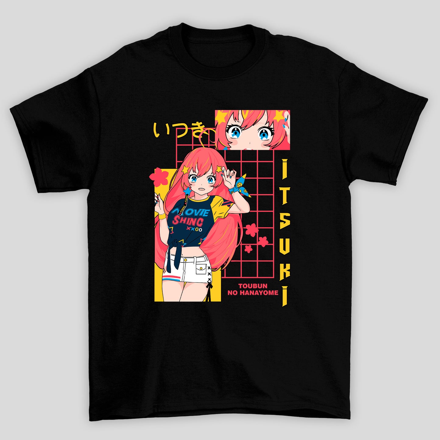 Camiseta Básica Unissex Itsuki Lenso Kanji The Quintessential Quintuplets