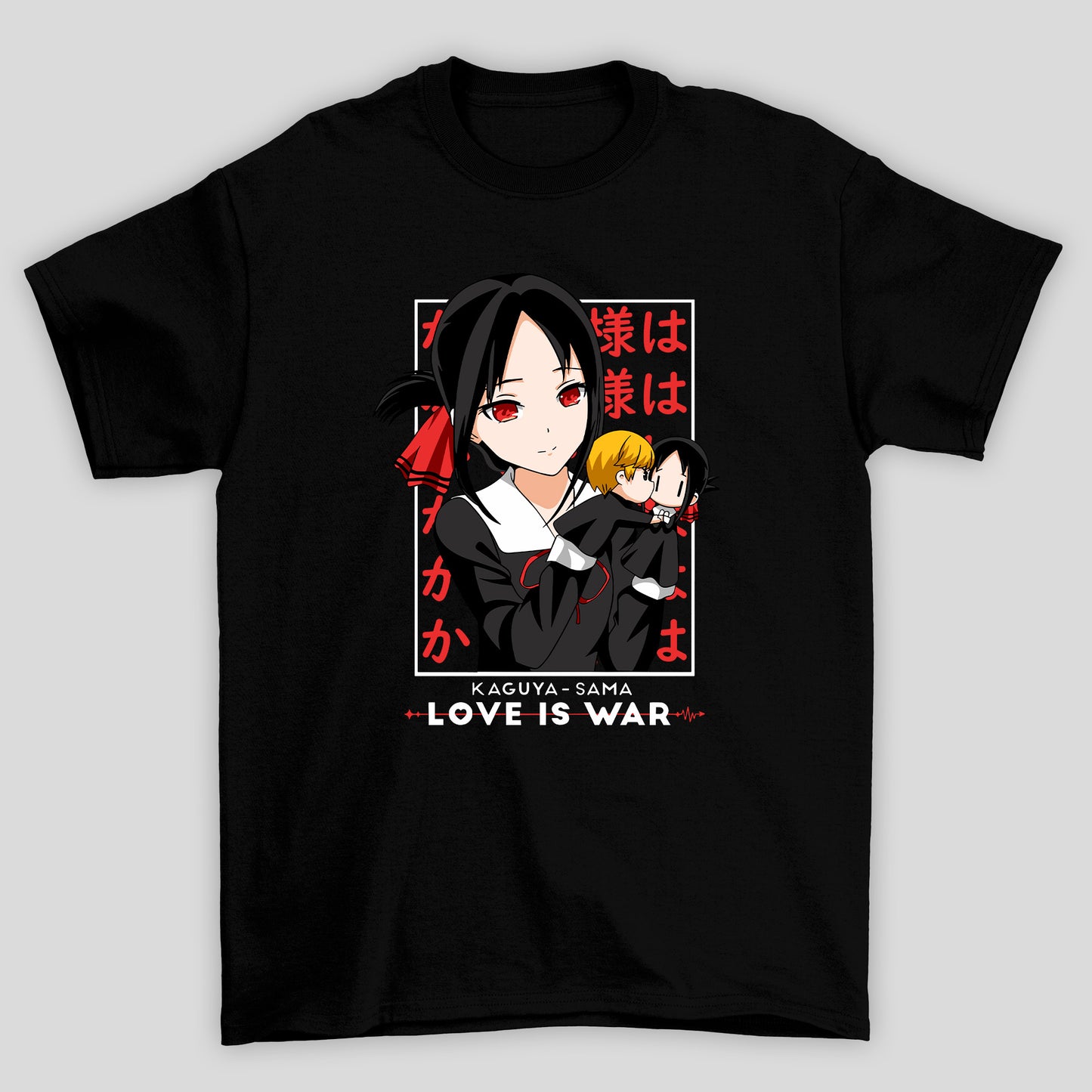Camiseta Básica Unissex Love is War Fantoste Kaguya-sama