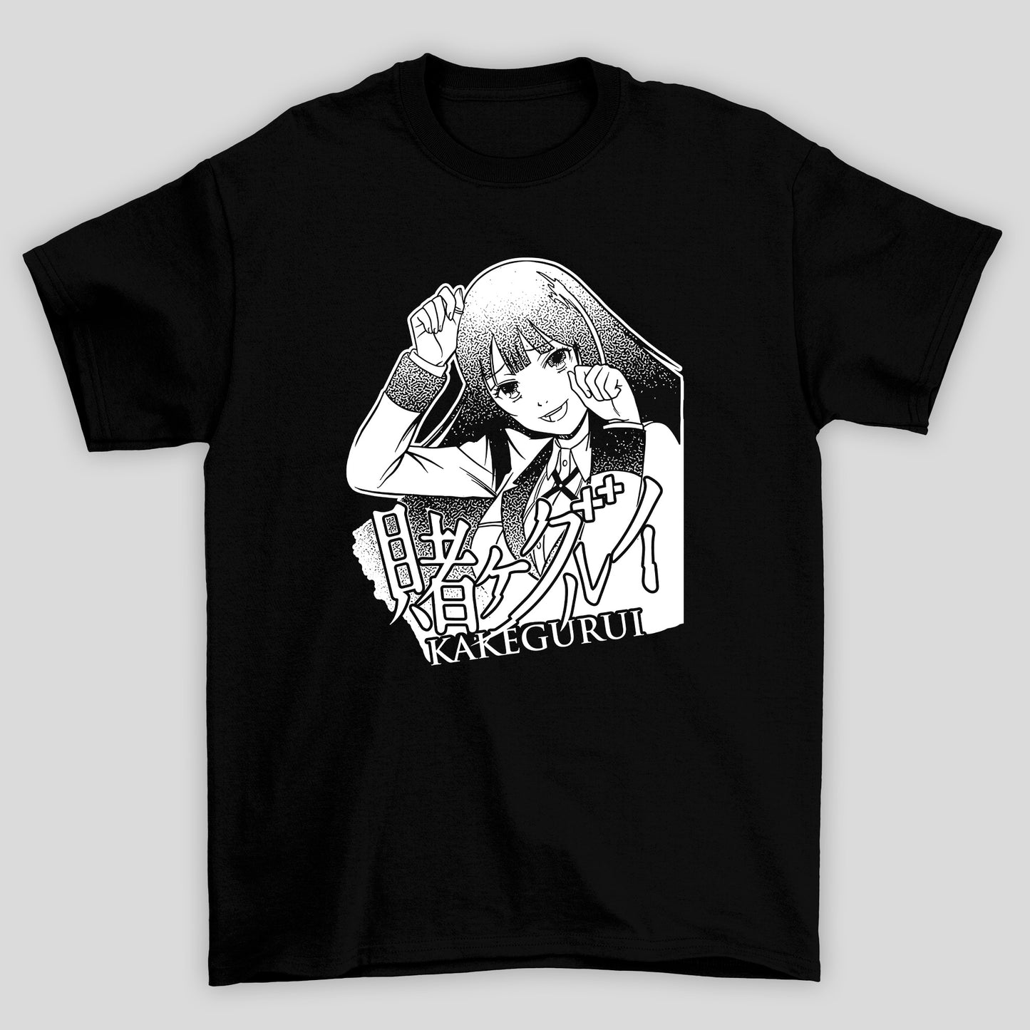 Camiseta Básica Unissex Yumeko Jabami Neko Kakegurui