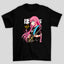 Camiseta Básica Unissex Gotou Guitarra Kanji Bocchi The Rock