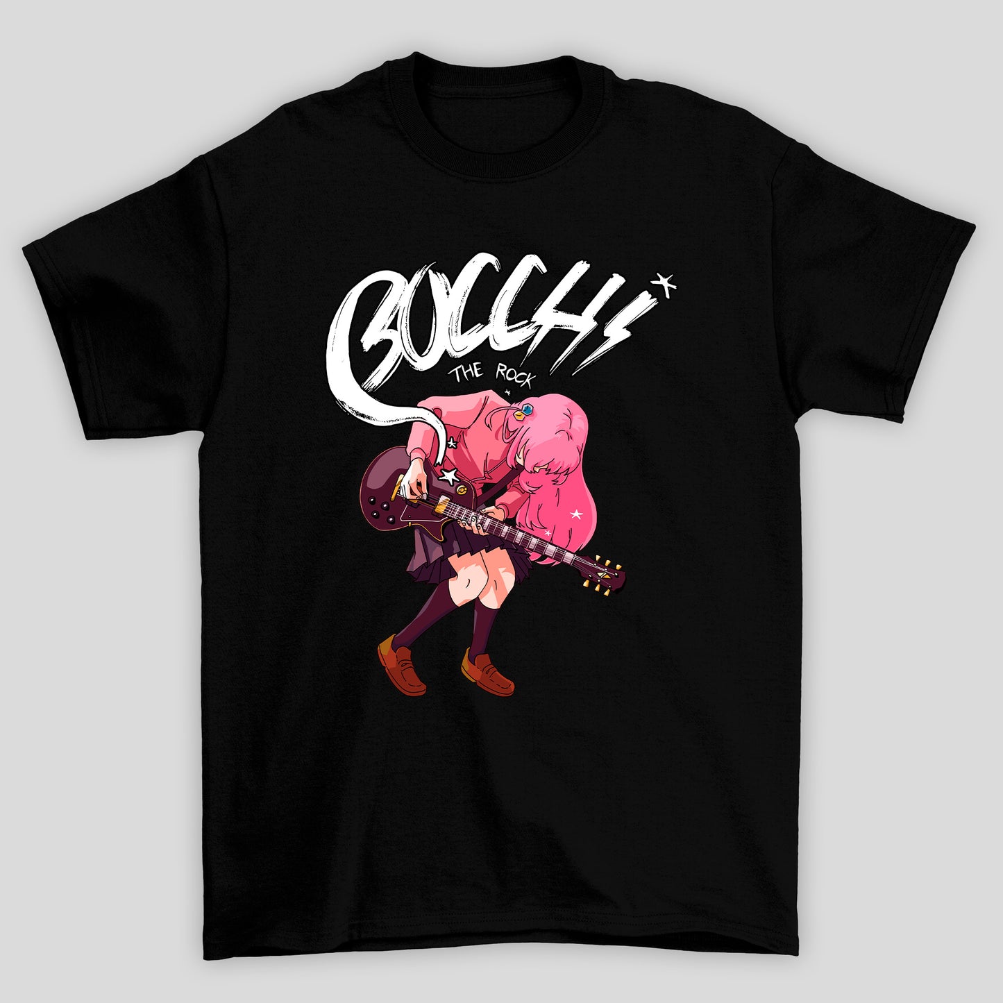 Camiseta Básica Unissex Gotou Scott Pilgrim Bocchi The Rock