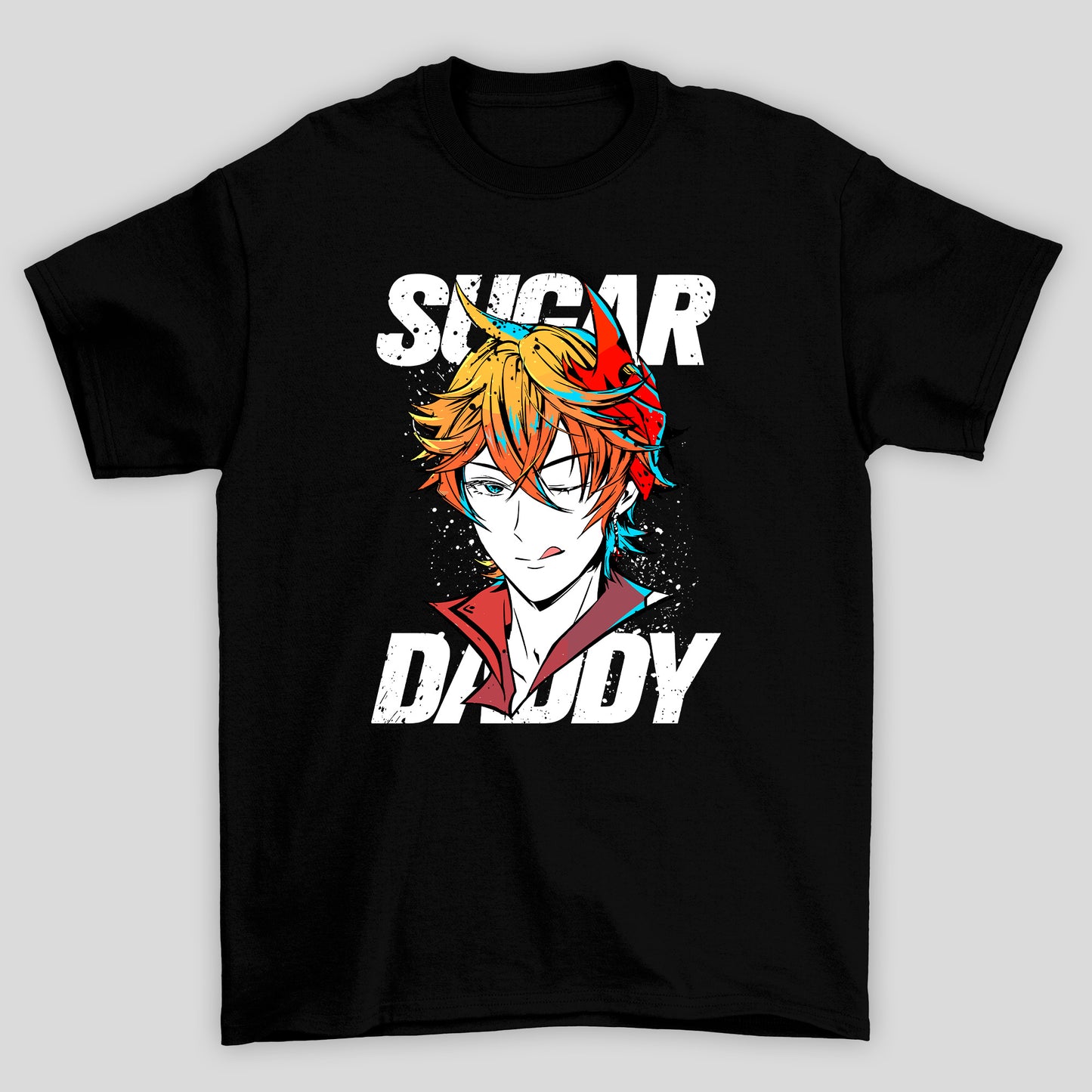 Camiseta Básica Unissex Tartaglia Sugar Daddy Genshin