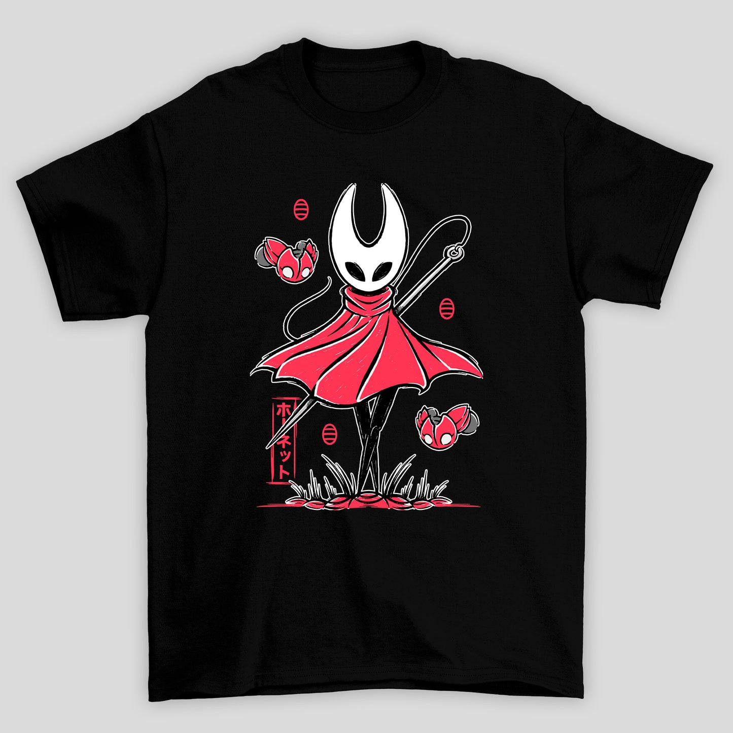 Camiseta Básica Unissex Hollow Knight Silksong Hornet Agulha