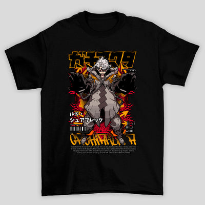Camiseta Básica Unissex Rudo Revista Kanji Gachiakuta