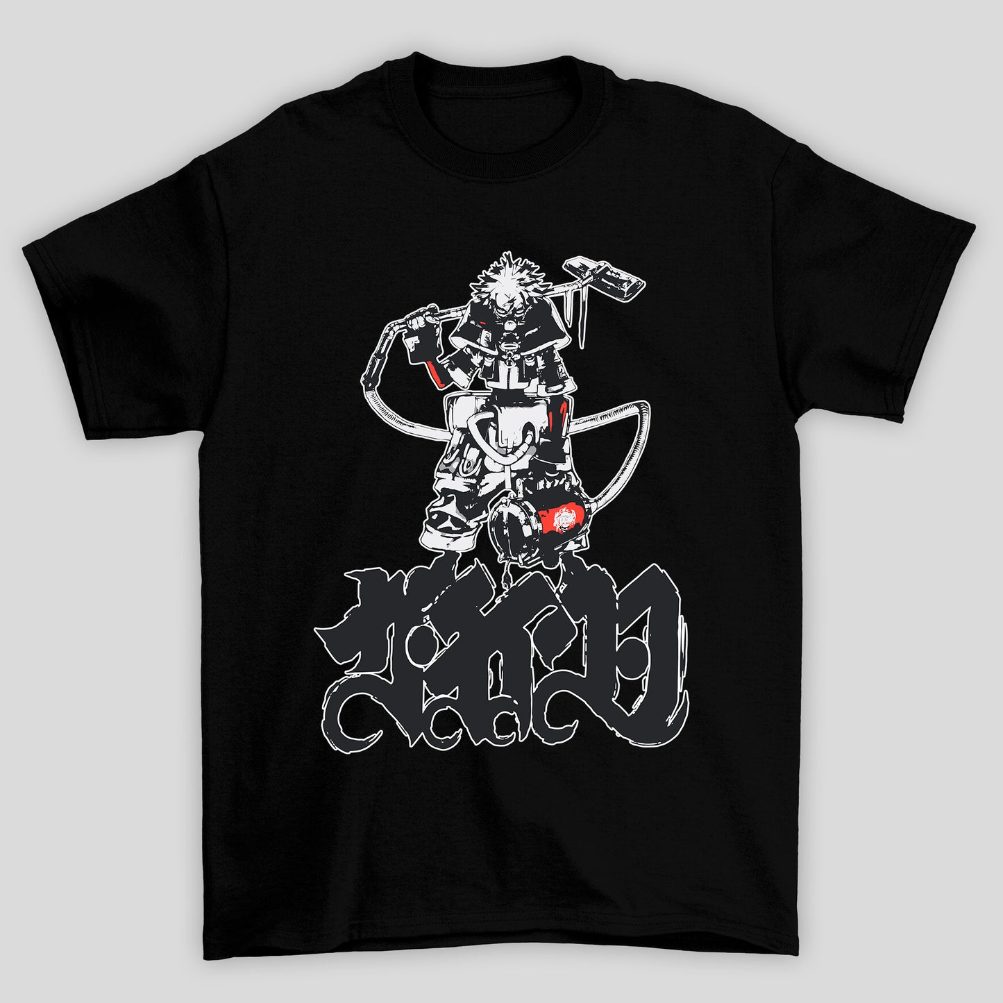 Camiseta Básica Unissex Rudo Kanji Grafittii Gachiakuta