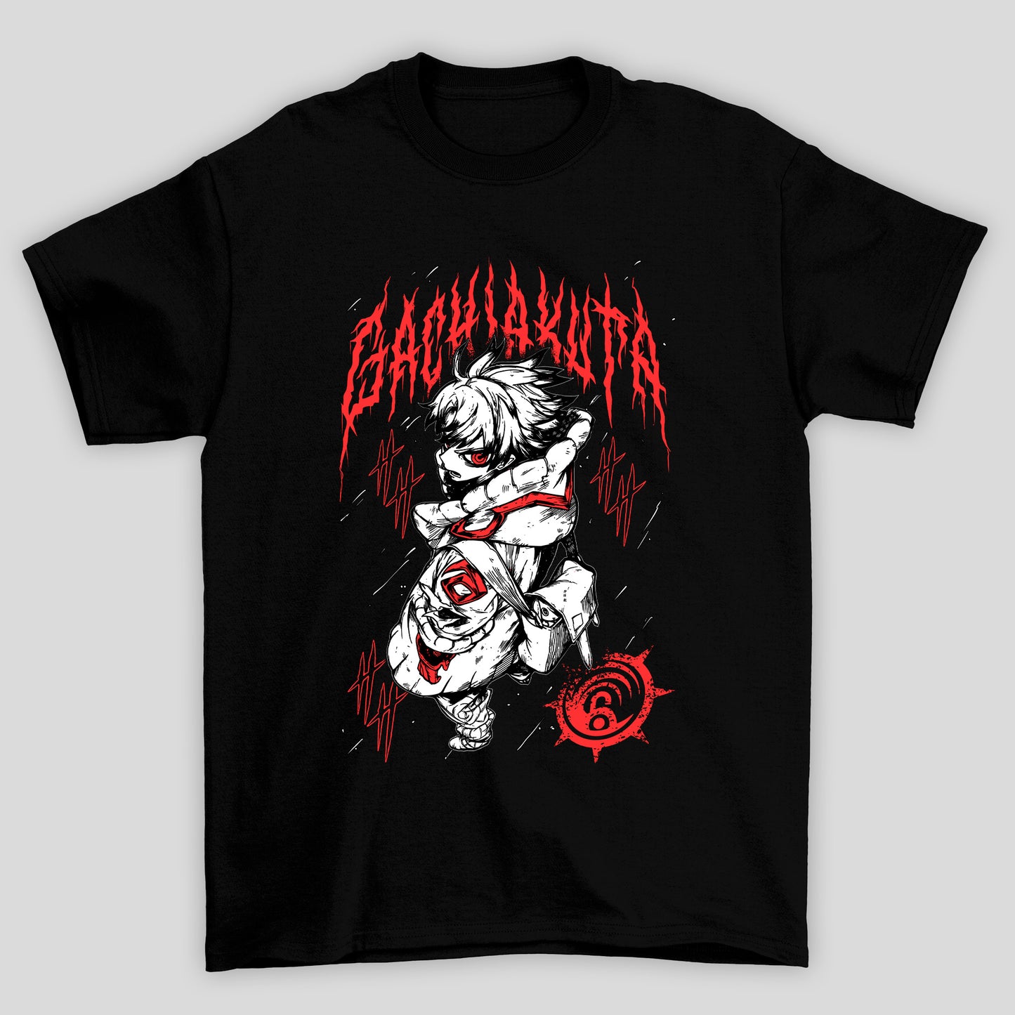 Camiseta Básica Unissex Rudo Kanji Gachiakuta