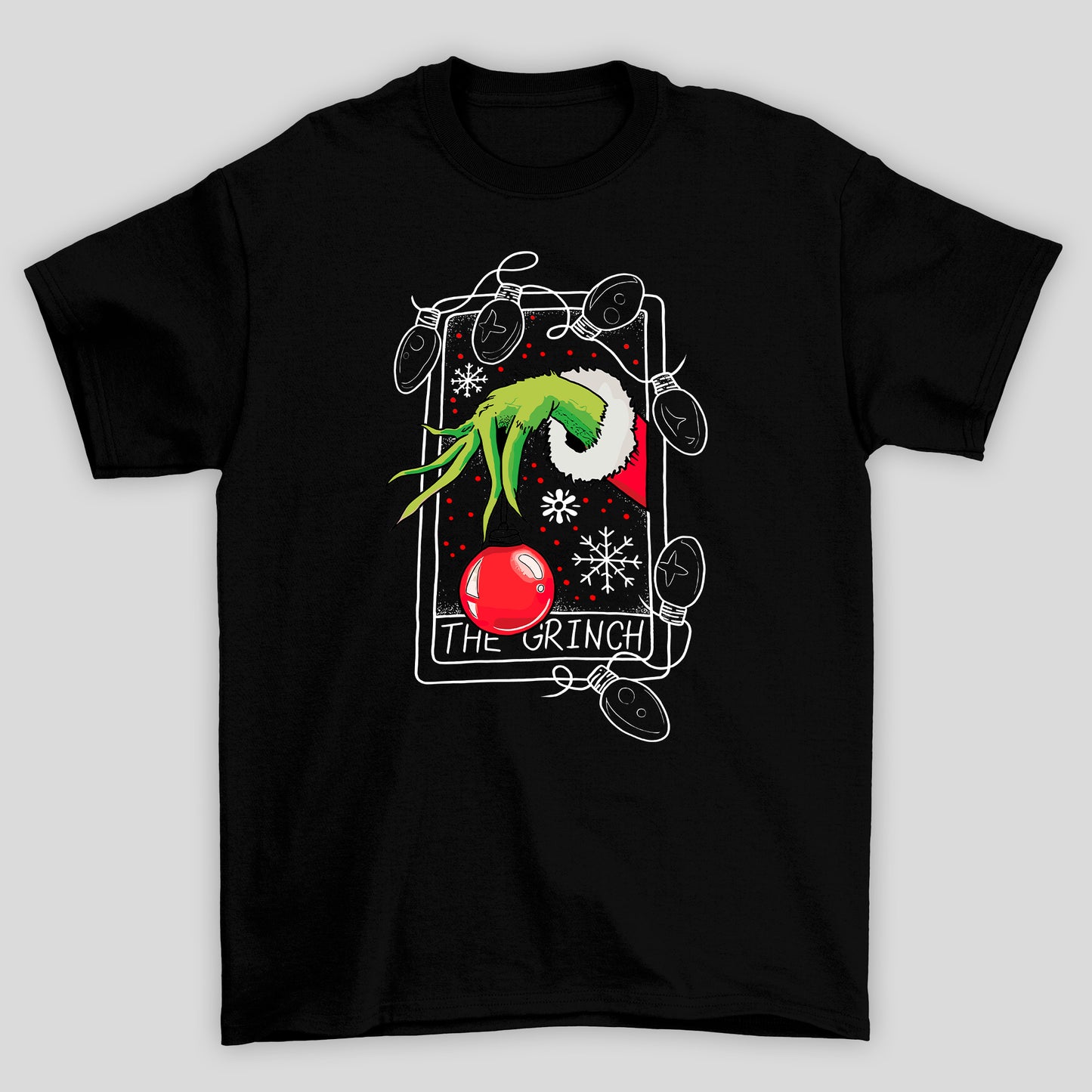 Camiseta Básica Unissex O Grinch Xtmas Ball