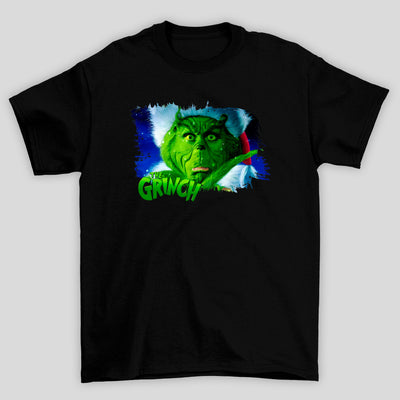 Camiseta Básica Unissex O Grinch Natal Foto