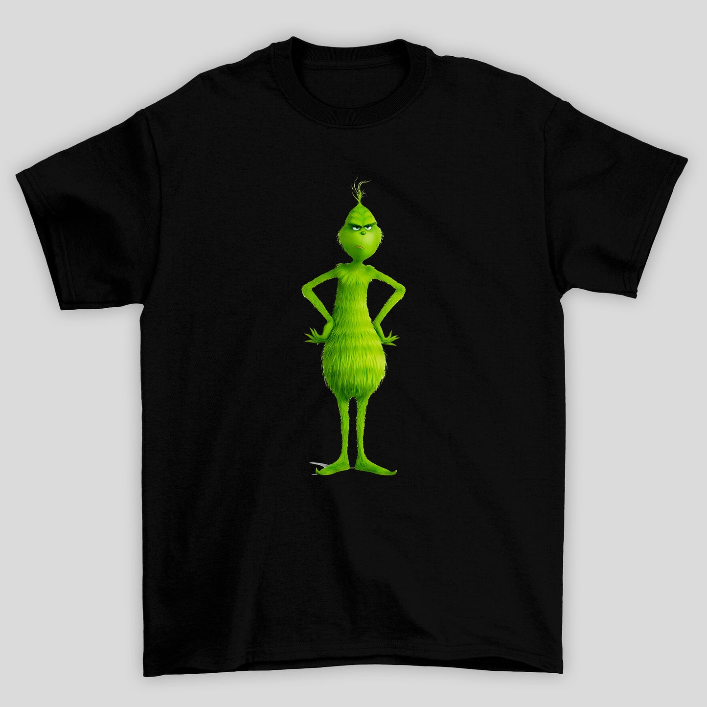 Camiseta Básica Unissex O Grinch Natal Pose