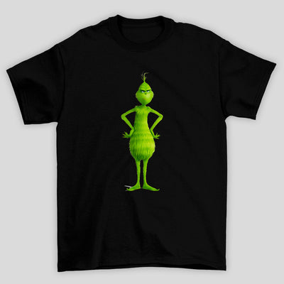 Camiseta Básica Unissex O Grinch Natal Pose