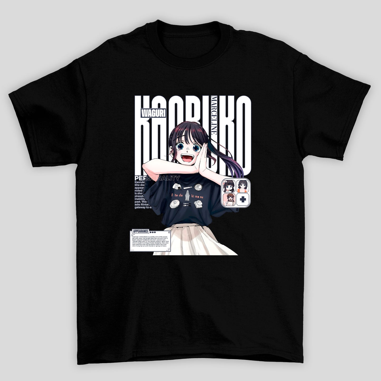 Camiseta Básica Unissex Kaoruko Waguri