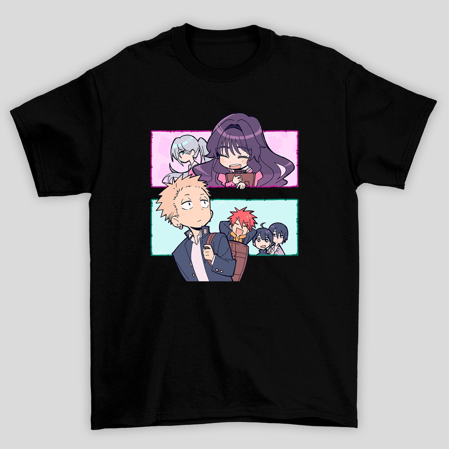Camiseta Básica Unissex Kaoru Hana Chibbi Personagens